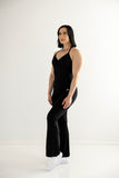 Flare -Leggings Deep Black