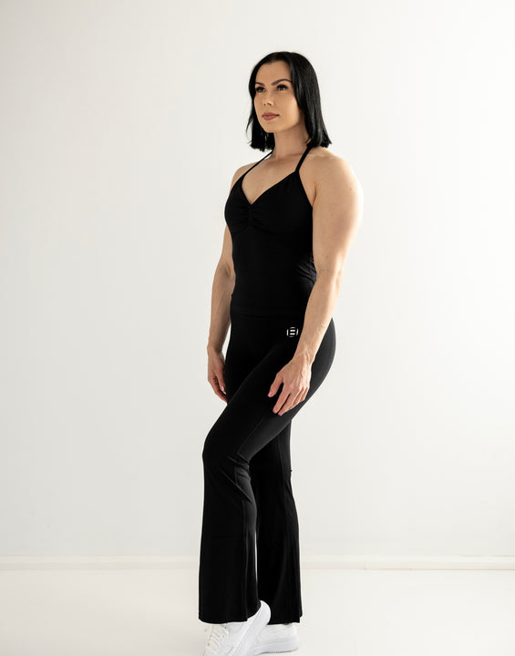 Flare -Leggings Deep Black