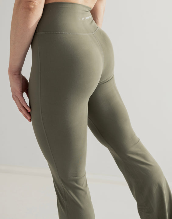 Flare -Leggings Olive Green