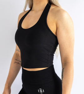 Halterlock -Top Deep Black