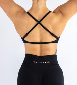 Crossback -Bra Deep Black