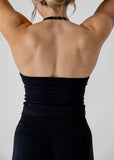 Prime Halterlock -Top ALL BLACK