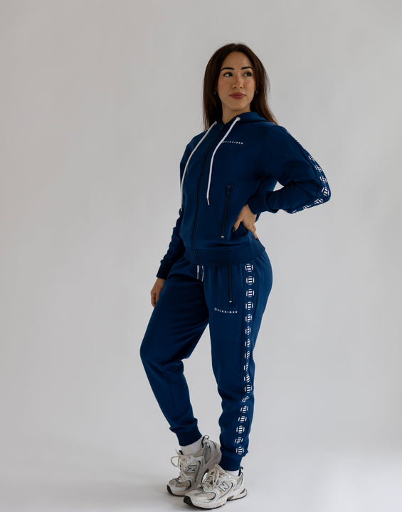 Hooded 3Peat Blue Tracksuit Women's