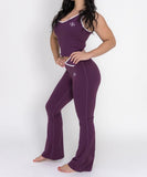 Everyday Line Flare -Leggings Lilac
