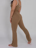 Everyday Line Flare -Leggings Beige