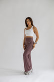 Flare -Leggings Soft Thistle