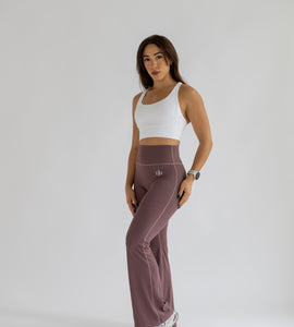 Flare -Leggings Soft Thistle