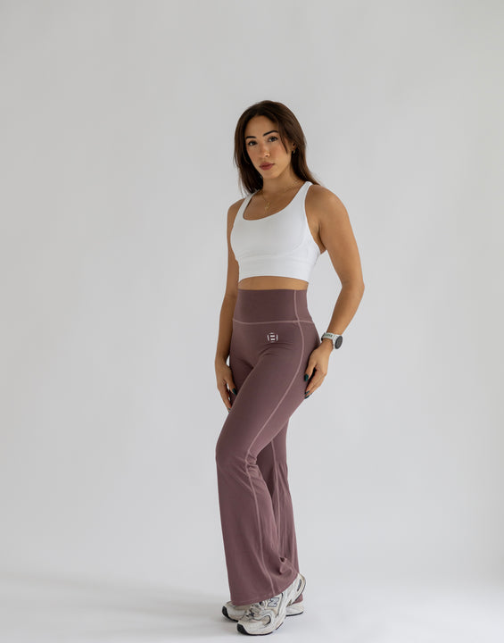 Flare -Leggings Soft Thistle