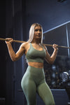 Cross Shape Top Jade Green