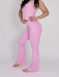 Everyday Line Flare -Leggings Soft Pink