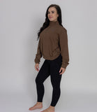 Everyday Comfort Half -Zip College Brown