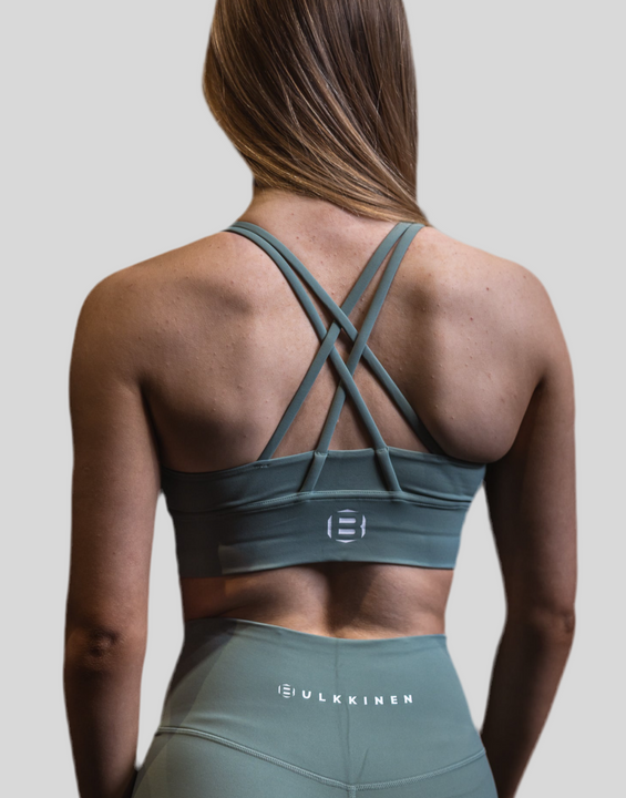 Cross Shape Top Jade Green