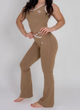 Everyday Line Flare -Leggings Beige