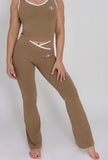 Everyday Line Flare -Leggings Beige