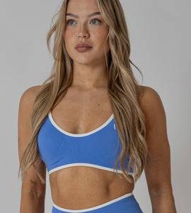 Shape Line Top Soft Blue