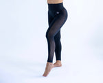 Mesh Shape -Leggings Deep Black