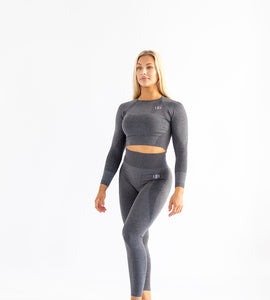 Exquisite Shape -Long Sleeve Charcoal