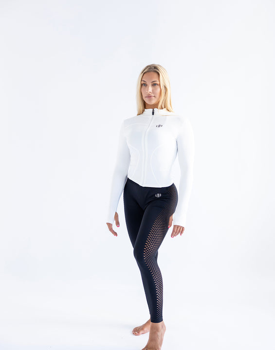 Lightweight Training Jacket Pure White