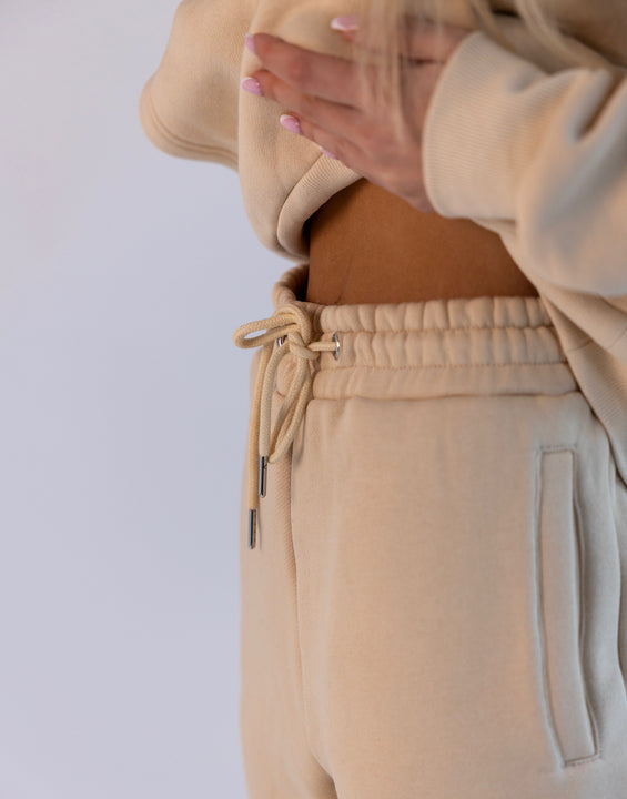 Heavy Sweatpants Light Creme