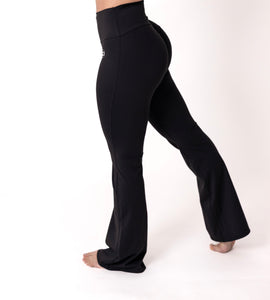 Scrunch Flare -Leggings Deep Black