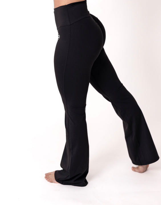 Scrunch Flare -Leggings Deep Black