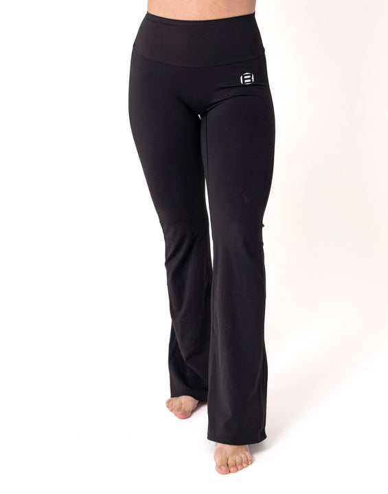 Scrunch Flare -Leggings Deep Black