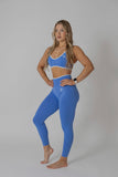 Shape Line Leggings Soft Blue