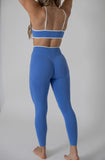 Shape Line Leggings Soft Blue