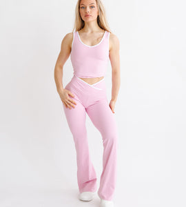 Everyday Line Flare -Leggings Soft Pink