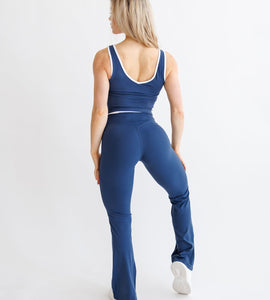 Everyday Line Flare -Leggings Dark Blue