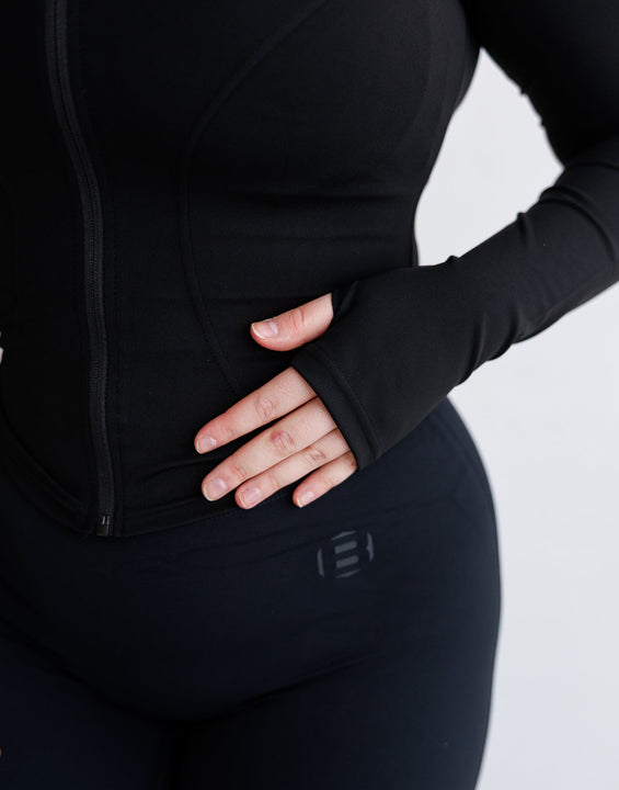 Lightweight Training Jacket Deep Black