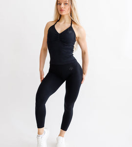 Halterlock Top Deep Black